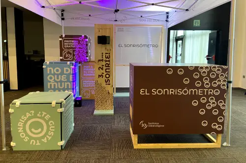 Sonrisómetro stand
